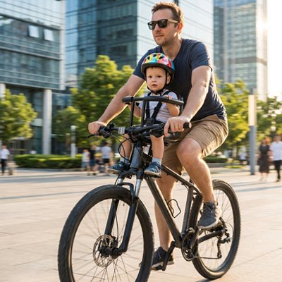 Porte bebe velo garde corps