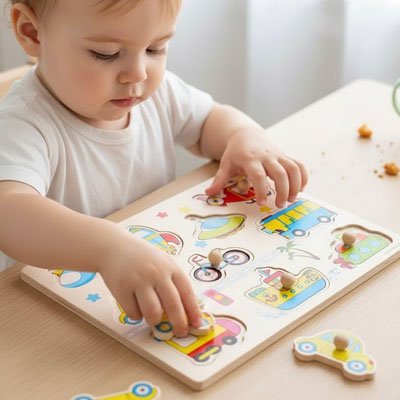 Puzzle bois éducatif