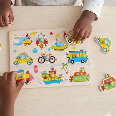 Puzzle bois jouets pour enfants