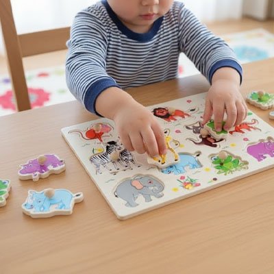 Puzzle en bois enfant