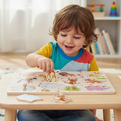 Puzzle en bois jouet