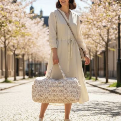 Sac a langer beige voyage