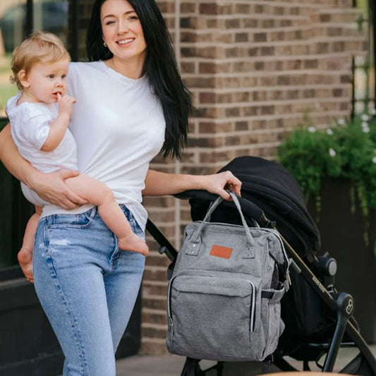 sac a langer gris imperméable