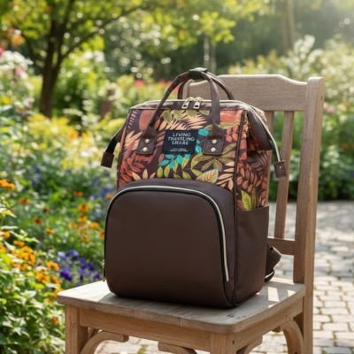 Sac a langer marron