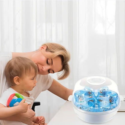 Sterilisateur biberon blanc a vapeur