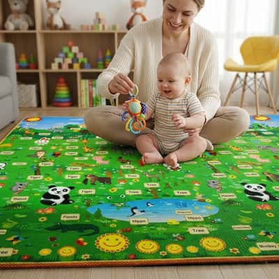 Tapis de sol bébé chambre