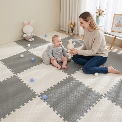 Tapis en mousse puzzle design