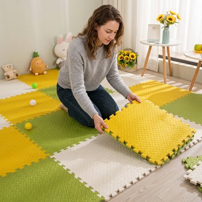 Tapis en mousse puzzle moelleux