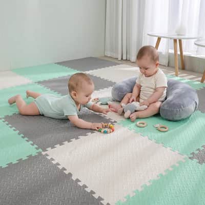 Tapis mousse puzzle bebe