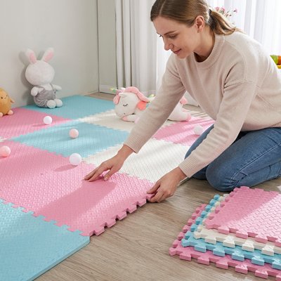 Tapis mousse puzzle dalles