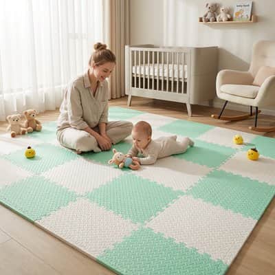 Tapis mousse puzzle mousse