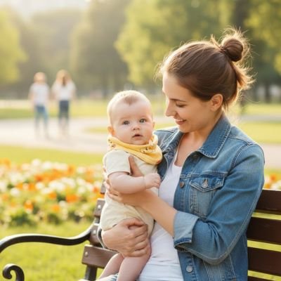 Tour de cou pour bebe jaune