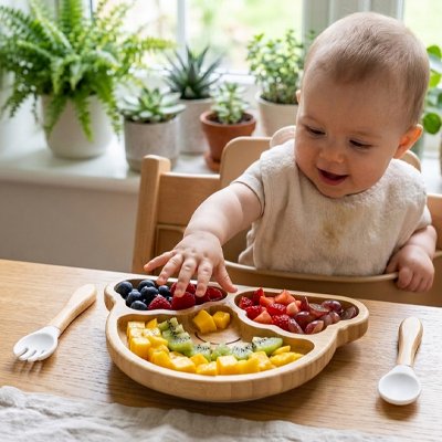 Vaisselle pour bebe fruits