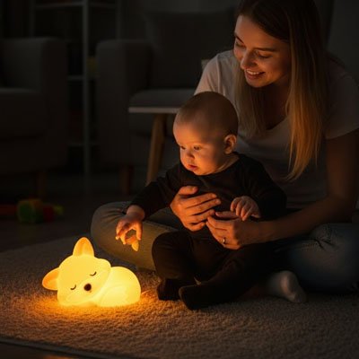 Veilleuse bébé-design