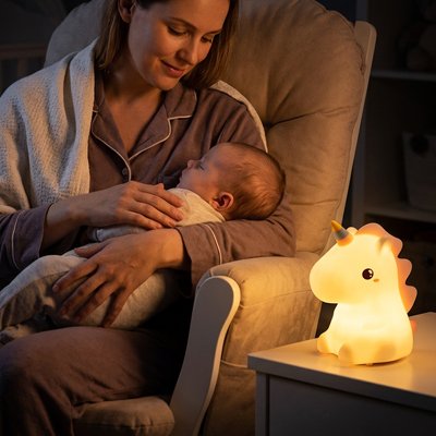 Veilleuse bébé licorne