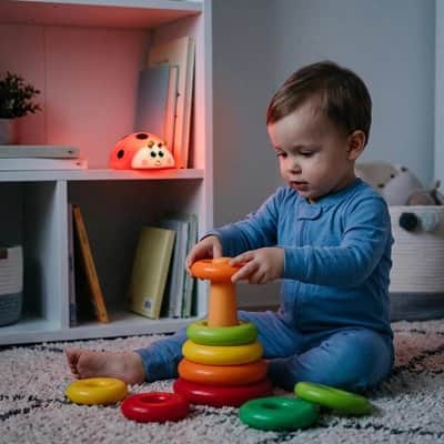 Veilleuse bébé rechargeable led
