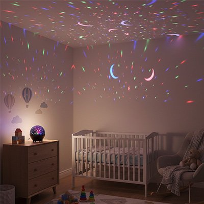 Veilleuse projection boule design