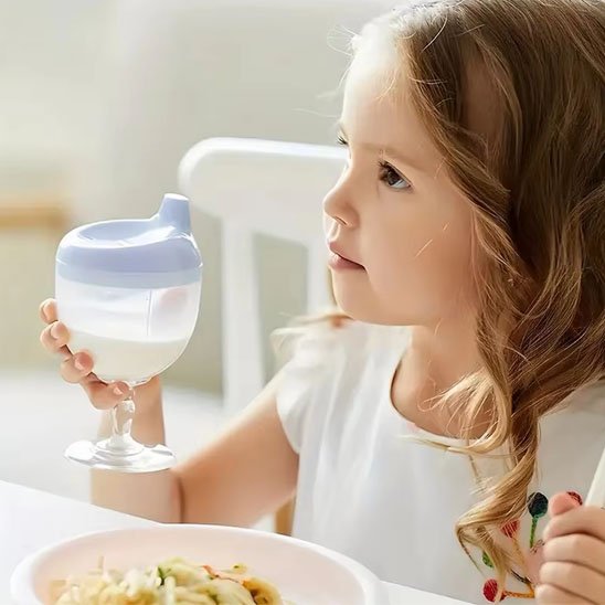 verre bebe bleu clair