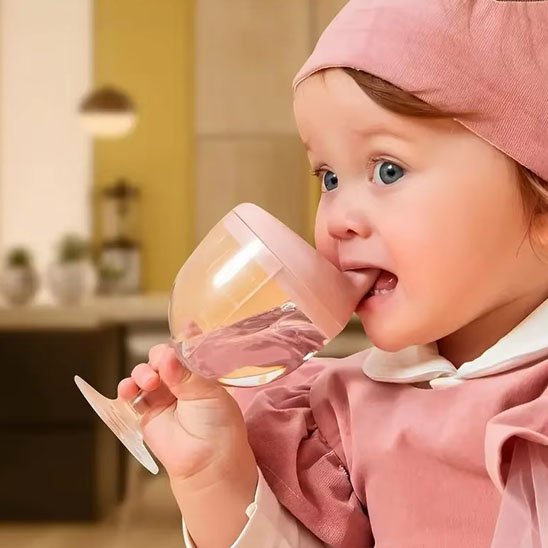 verre bebe forme de bouche