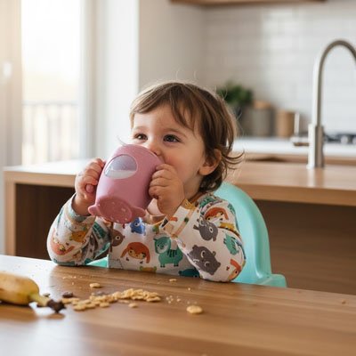 Verre bebe rose foncé