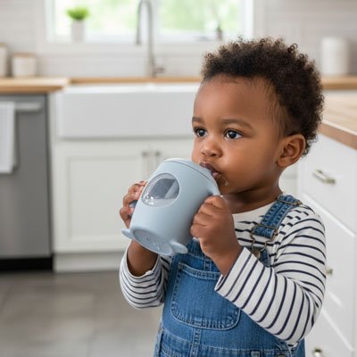 Verre bebe transparent