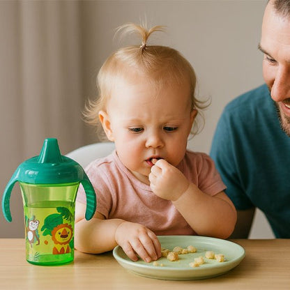 Verre pour bebe vert lion